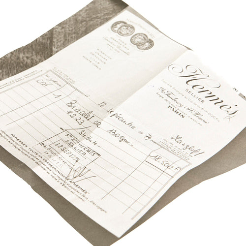 HERMES - Bracelet jonc en or jaune a motif de cheval