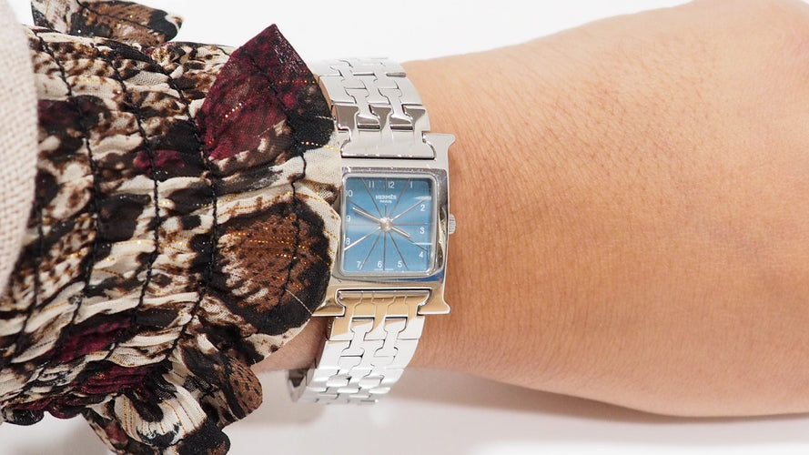 Montre Montre Hermès Heure H acier 58 Facettes 31933