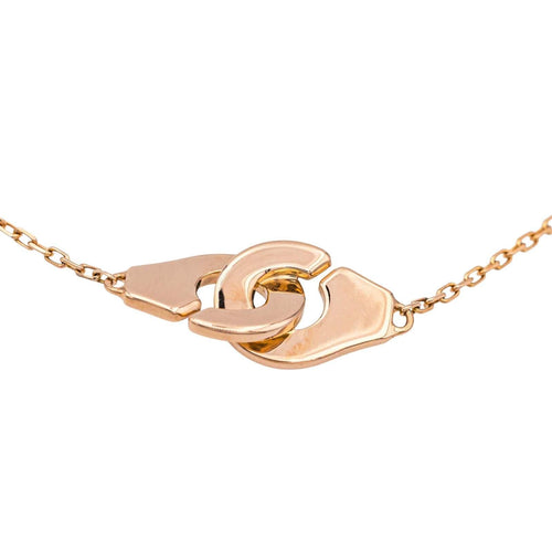 Bracelet Dinh Van Bracelet Menottes Or rose 58 Facettes 3946313RV