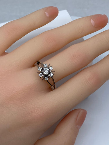 Bague Margueritte en Or blanc & Diamants