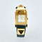 Montre HERMES - Medor - Cuir et plaqué or 58 Facettes