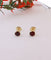 Boucles d'oreilles Neuves Boucles d'oreilles puces clous / Grenats Ø 6 mm / Alpa / Or 18 K 58 Facettes AA 1507