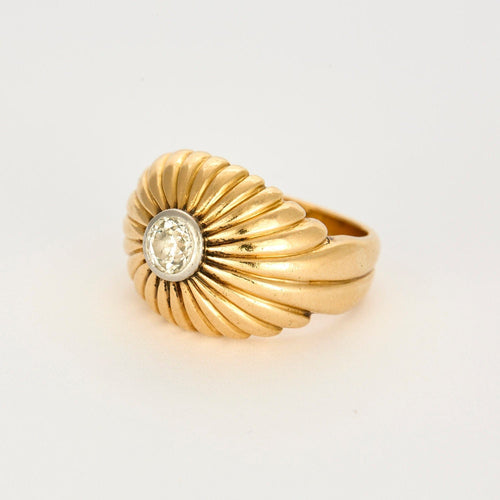 Bague 54.5 BAGUE BOULE DIAMANT 58 Facettes 31300614