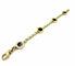 Bracelet BVLGARI. Collection "BVLGARI-BVLGARI", bracelet or jaune et onyx 58 Facettes
