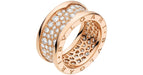 Bague 53 BULGARI - Bague B.Zero1 or rose diamants 58 Facettes 92