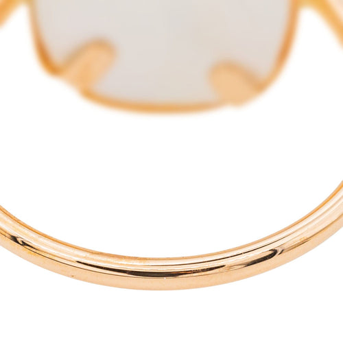 Bague 55 Ginette NY Bague White MOP antique ring Or rose Nacre 58 Facettes 3089109CN