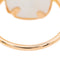 Bague 55 Ginette NY Bague White MOP antique ring Or rose Nacre 58 Facettes 3089109CN