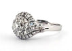 Bague Bague en or blanc et diamants 58 Facettes