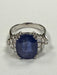 Bague 54 Bague saphir birman 6.78cts 12 diamants 58 Facettes 215733