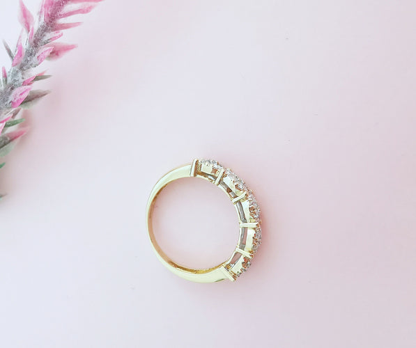 Bague 53.5 Bague or et diamants 0,70 carat 58 Facettes AA 1658