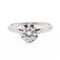 Bague 54 Bague Solitaire Or blanc Diamant 58 Facettes 2058191CN