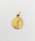 Pendentif Médaille religieuse vintage or jaune double face Notre Dame du Mont Carmel 58 Facettes A05604