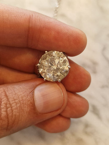 Pendentif Imposant white gold diamond pendant 58 Facettes