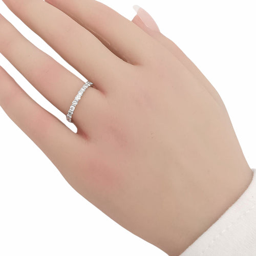 Bague 52 Alliances américaine platine & diamants 58 Facettes