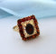Bague 57.5 Bague grenats Or jaune 18K 58 Facettes 1756