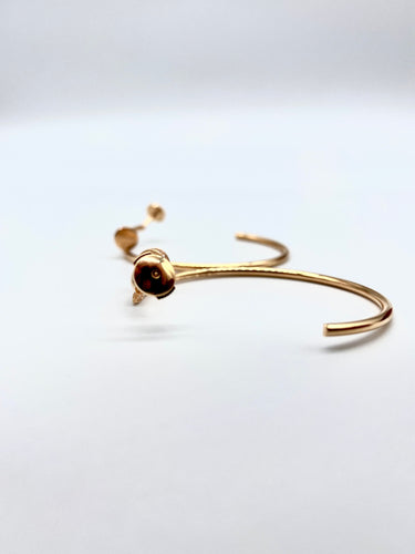 Boucles d'oreilles Cartier - Boucles d'oreilles créoles Juste Un Clou en or rose 18k et diamants 58 Facettes