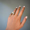 Bague 54 Bague - Or, Platine, Diamants & Perles 58 Facettes 250203R