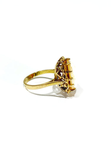 Bague Camée En Or Rose