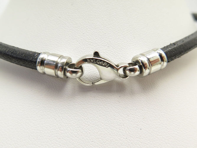 Collier collier BULGARI tondo pendentif flocon de neige or jaune 18k acier 58 Facettes 271635