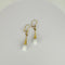 Boucles d'oreilles Boucles d'oreilles pendantes en or jaune avec quartz blanc 58 Facettes 2508003