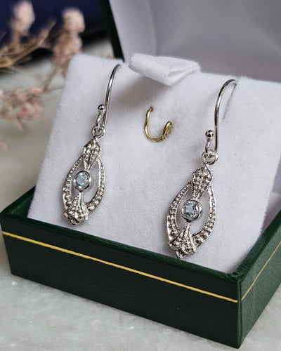 Boucles d'oreilles Boucles d'oreilles Aigue-marines 58 Facettes 626