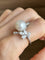 Bague 54 Bague perle des Mers du Sud et diamants en or blanc 18K 58 Facettes