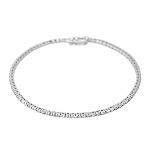 Bracelet Bracelet Tennis Or blanc Diamant 58 Facettes 4600465RV