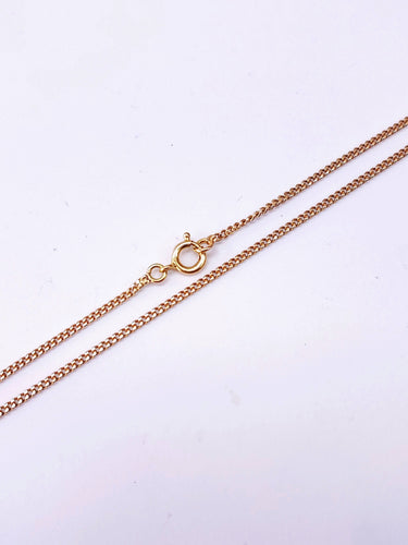 Collier Chaîne maille gourmette or jaune 18K 58 Facettes CH.COU.GTT1413.8