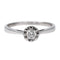 Bague 53 Bague Solitaire Or blanc Diamant 58 Facettes 2673349CN