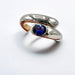 53 BVLGARI ring - Vintage Serpenti white gold ring set with a sapphire 58 Facettes A 7614