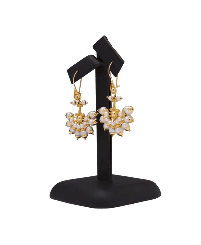 Boucles d'oreilles Boucles d'oreilles Bollywood Or 21K Perles 58 Facettes BO210121/BOLLYWOOD/PHOTO