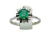 Bague Bague Art Déco Émeraude et Diamant 58 Facettes 50116