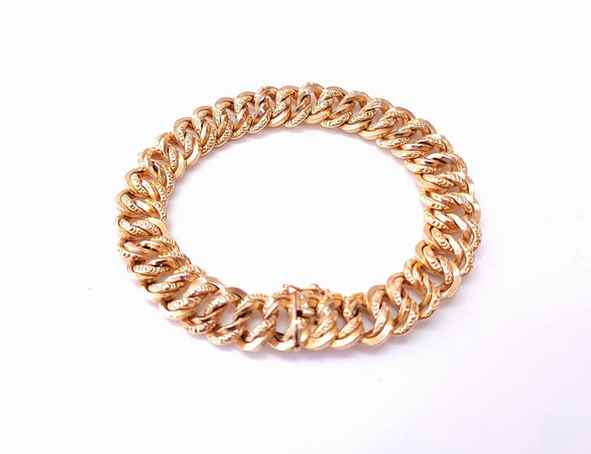 Bracelet Bracelet maille américaine or jaune 58 Facettes Bra.US.1706