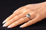 Bague 59 Verdant Vintage : Bague en émeraude colombienne et diamant taille ancienne de 1920 58 Facettes 16144-0061