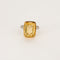 Bague 55 Bague Citrine 58 Facettes LP1173