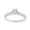 Bague 52 Bague  Solitaire Or blanc Diamant 58 Facettes 3376676CN