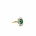 Bague 57 Bague Marguerite Emeraude et diamants 58 Facettes 1.0000330/1