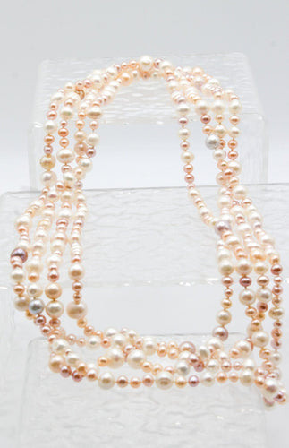 Collier Collier long perle d'eau douce 58 Facettes 250472