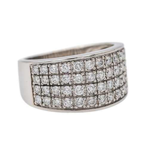 Bague 53.5 Bague Or blanc Diamant 58 Facettes 3282757CN