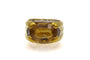 Bague 52 W.A. Bolin - Bague chevalière citrine et diamants en or jaune 18k 58 Facettes 11789