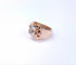 Bague 55 Bague Tank or rose et aigue-marine 58 Facettes BagTank.A.M-1725