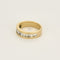 Bague 51 Bague jonc en or jaune et diamants de taille baguette 58 Facettes CRE0100X8