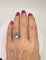 Bague 53 Bague ancienne Vous & Moi en or et platine, diamants et saphir 58 Facettes
