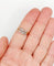Bague 58.5 Bague toi et moi antique en or rose 18k et diamants taille ancienne 58 Facettes A06482