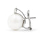 Boucles d'oreilles Boucles d'oreilles en or blanc ornées de perles australiennes et de diamants 58 Facettes 13285