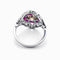 Bague Bague en platine sertie de diamants et de rubis. Style Art déco. 58 Facettes 50241
