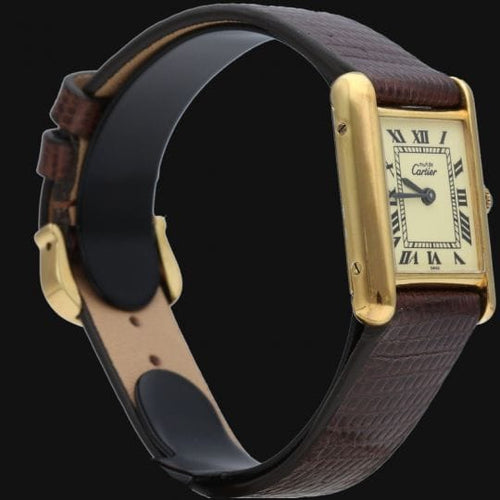 Montre Cartier Montre Tank Vermeil 58 Facettes MT43327