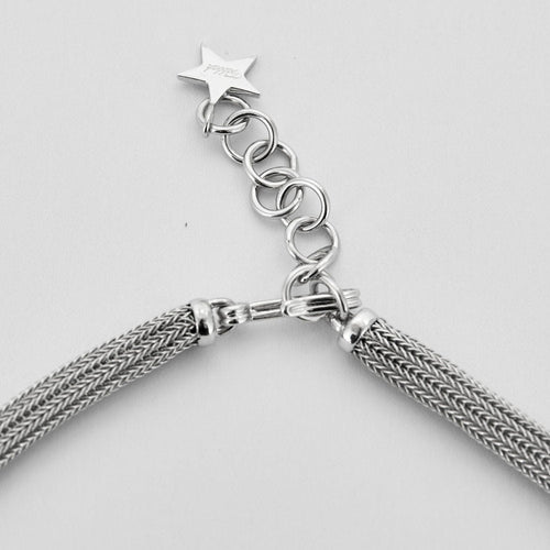 Collier TABBAH - Collier en Or blanc 18k Saphir 58 Facettes 250329