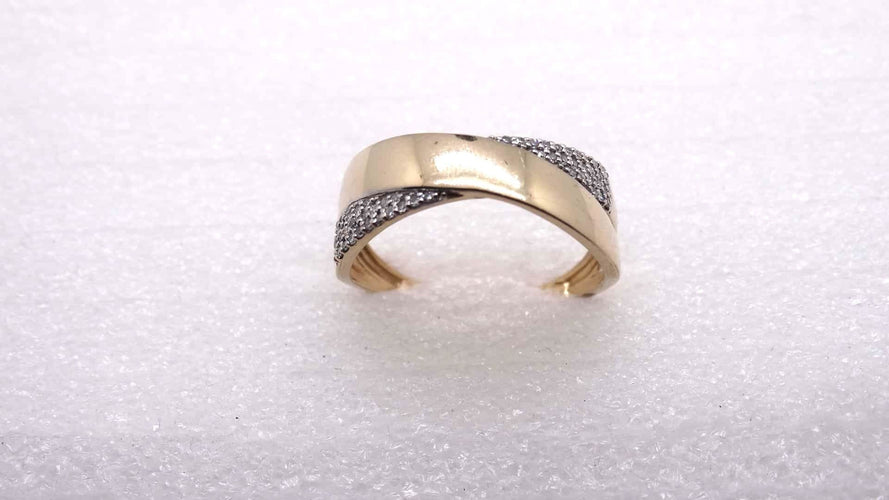 Bague 56 Bague Or et Diamants 58 Facettes 12968