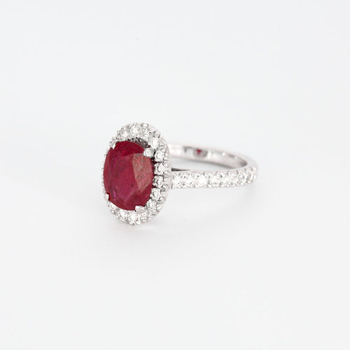 Bague 51 Bague rubis et diamants 58 Facettes